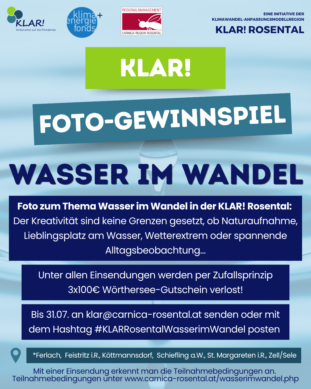Gewinnspiel: Wasser im Wandel